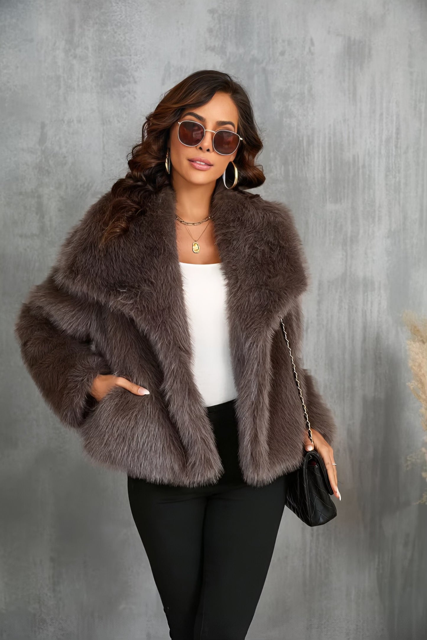 DOUBLE CHARME FURCOAT