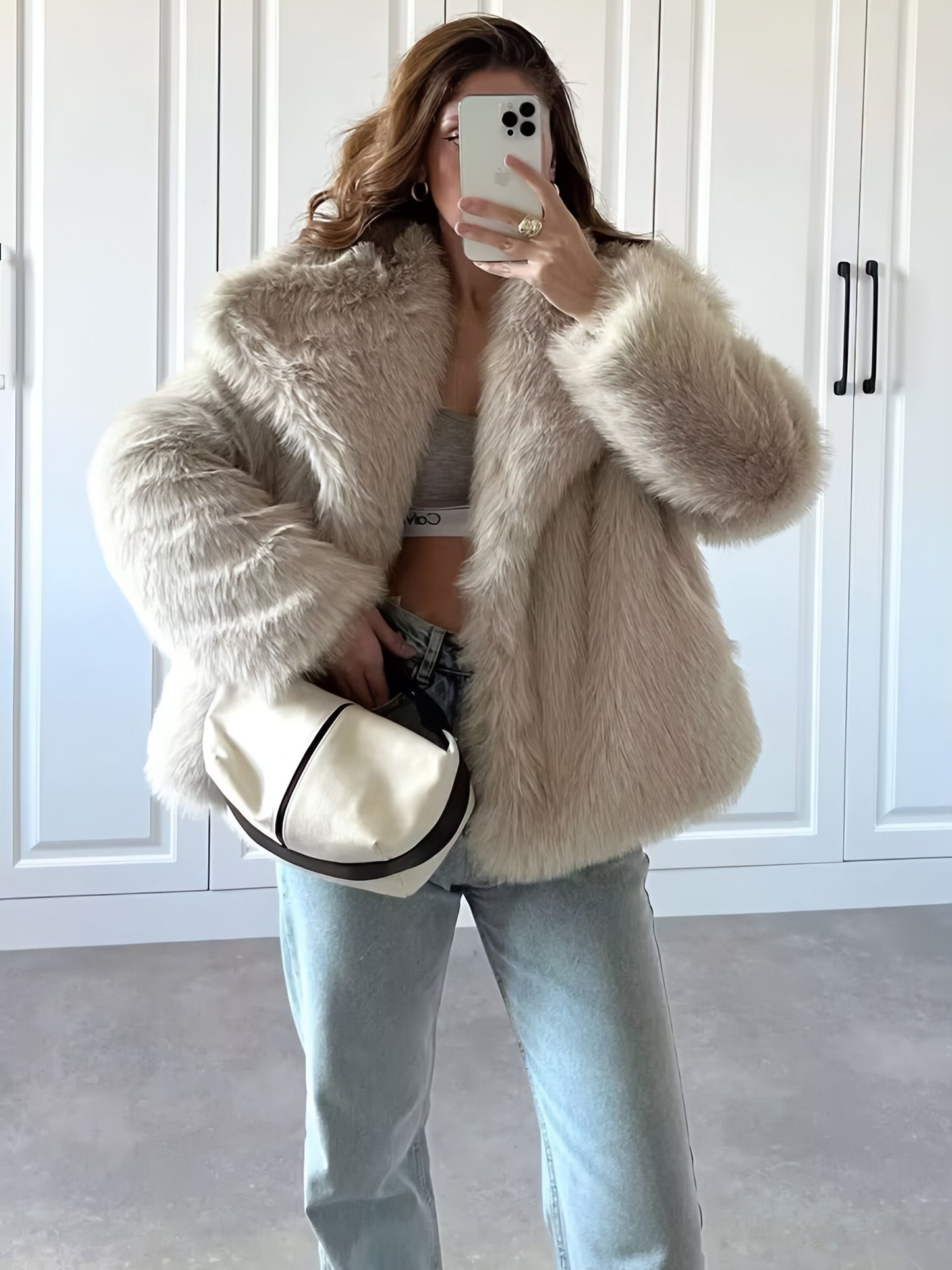 Stylish and Warm Double-Layer Fur Coats