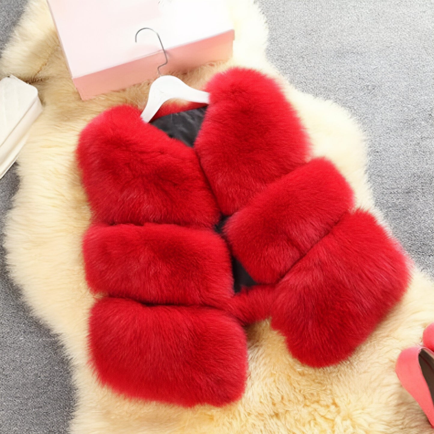 High-End Fur Gilet Fashion