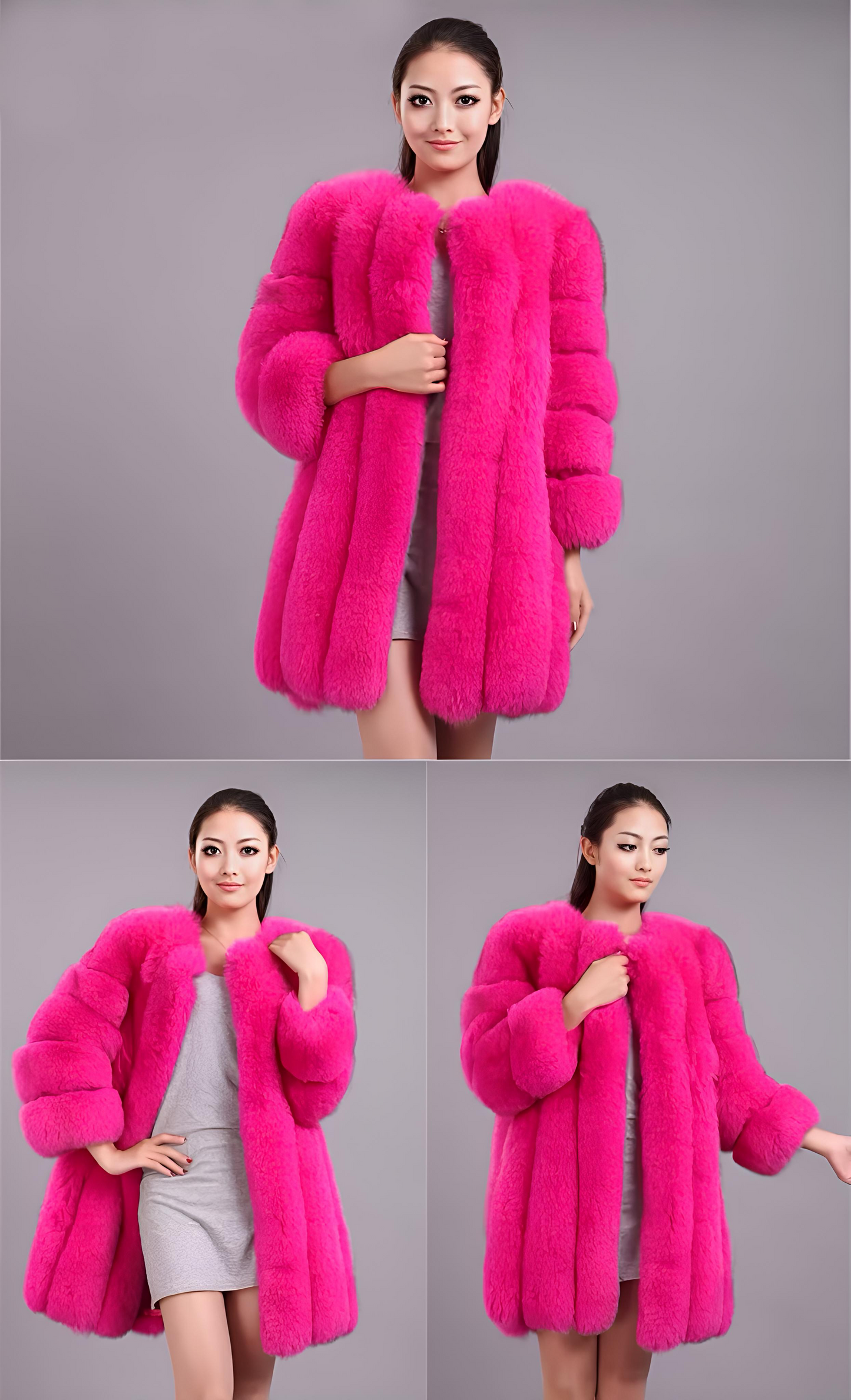 Stylish and Warm Fur Outerwear