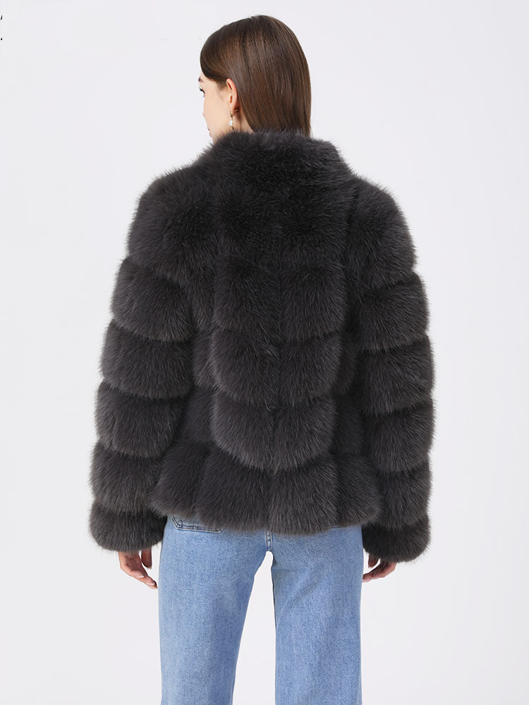 Vintage-Inspired Fur Outerwear