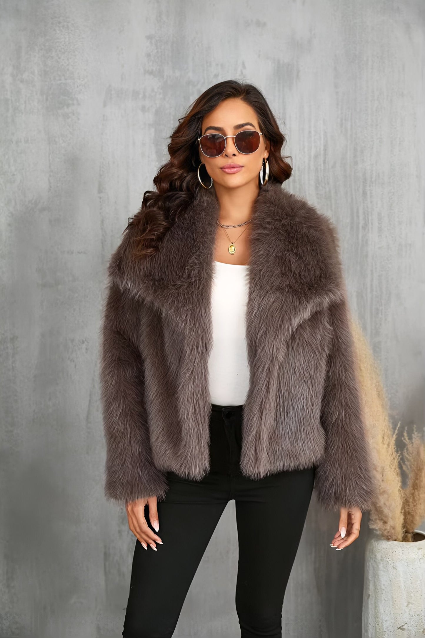 DOUBLE CHARME FURCOAT