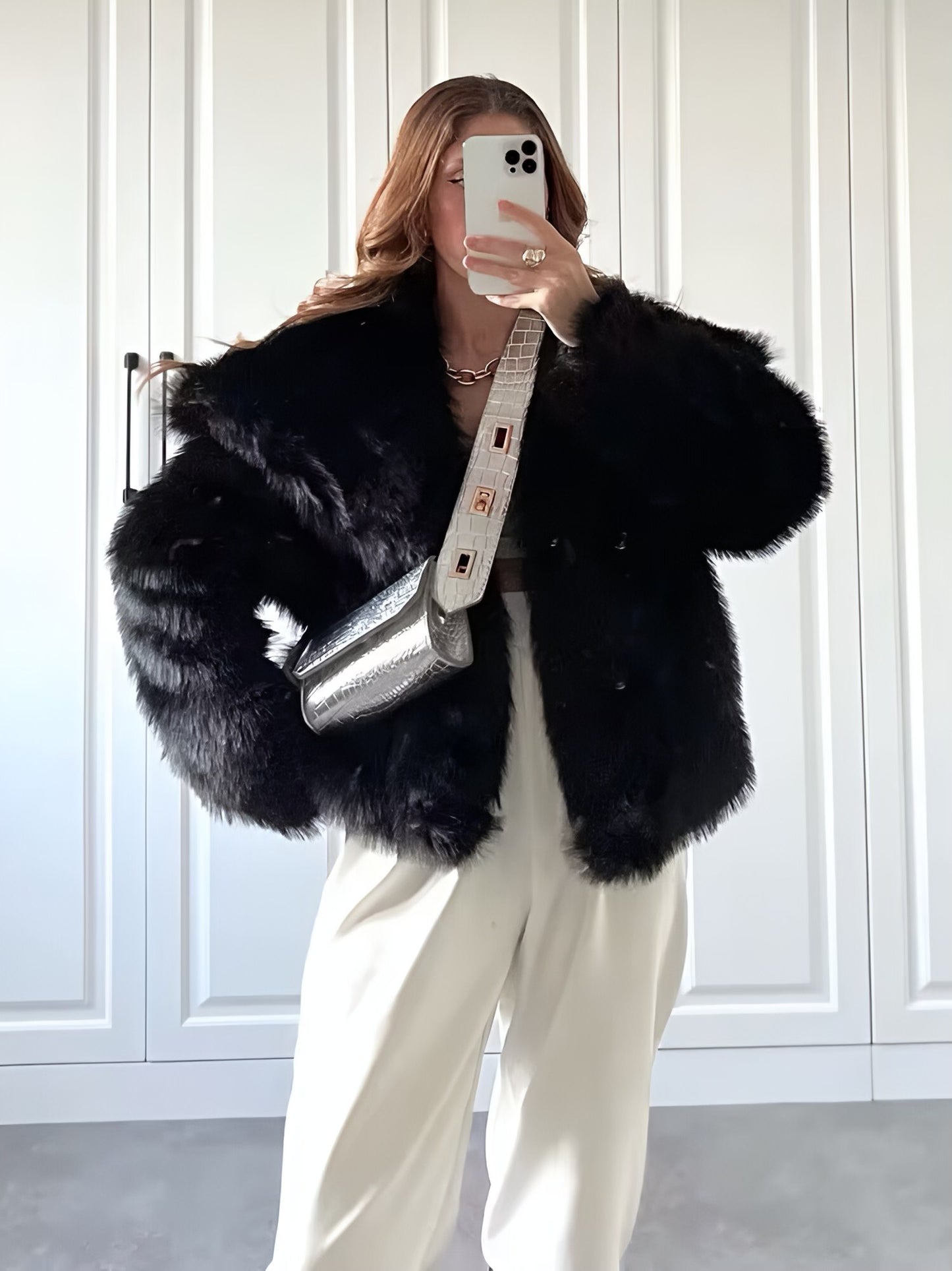 DOUBLE CHARME FURCOAT