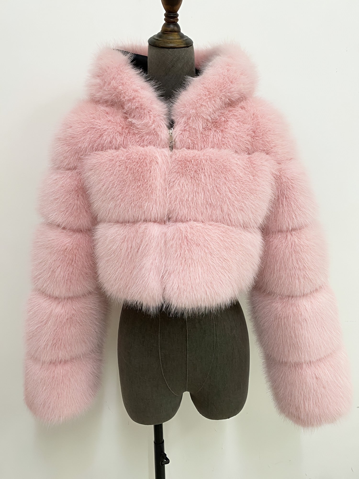 Sophisticated Cropped Fur Coats