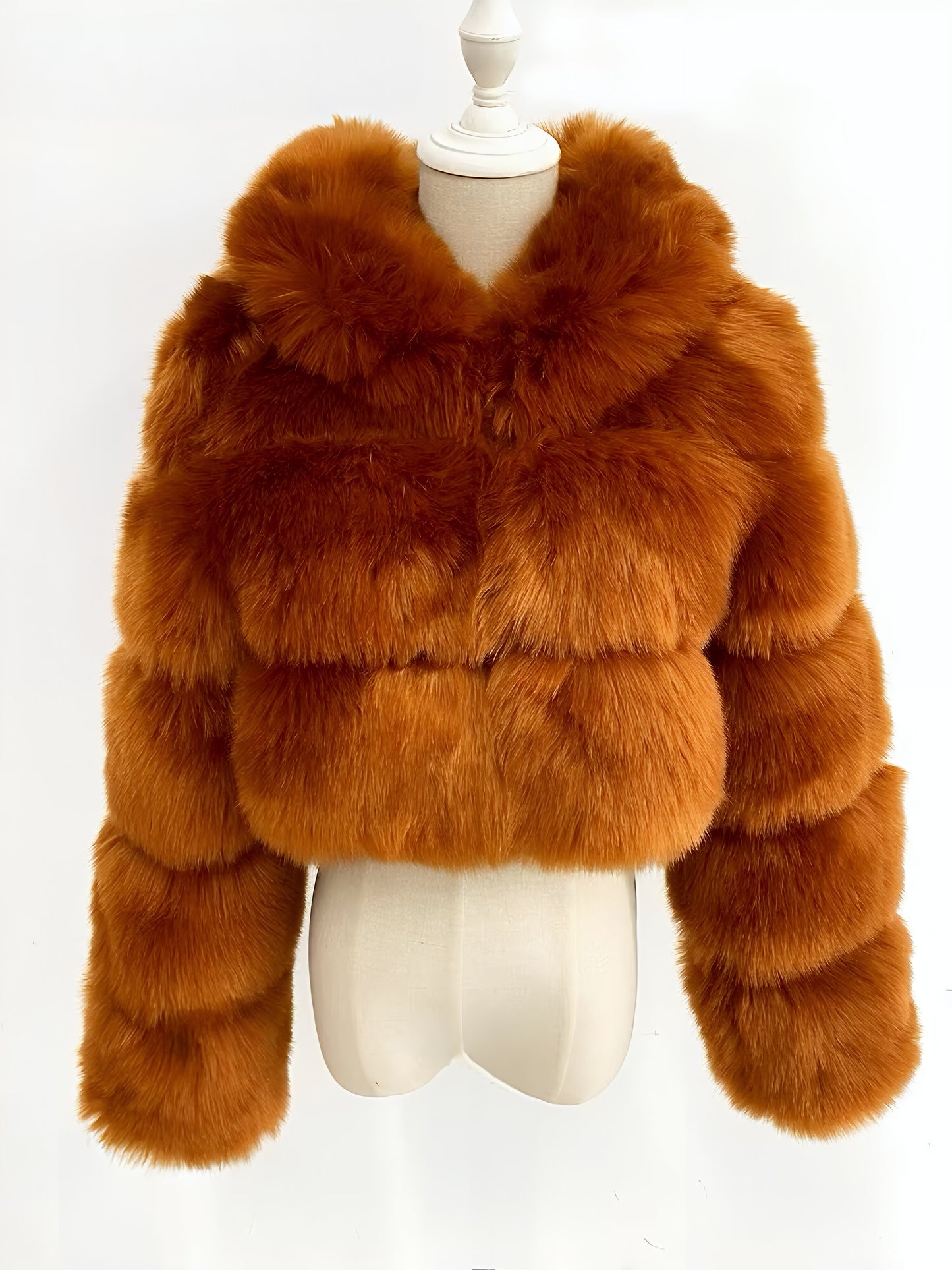 Elegant Cropped Fur Coats for Women