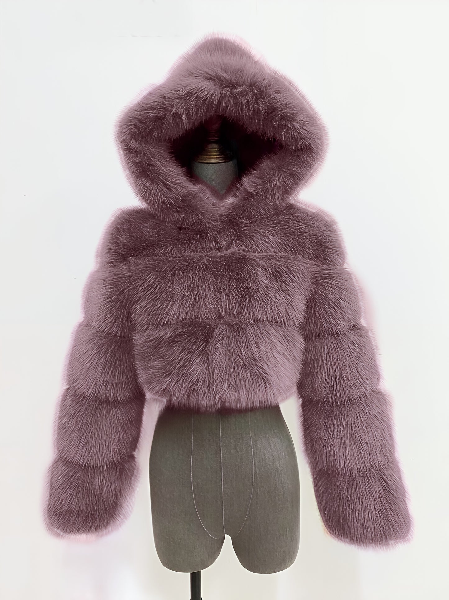 Stylish Short Fur Outerwear