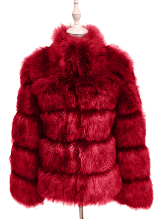 Elegant Fall Fur Coats, 